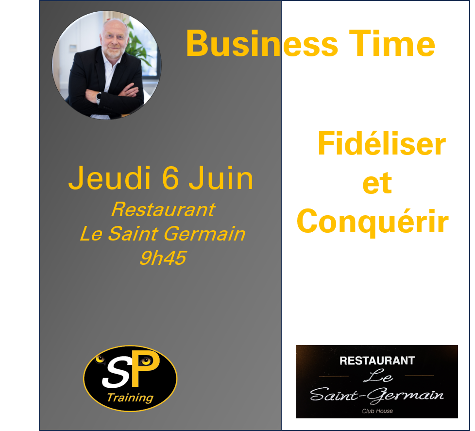 Visuel de l'Event Business Time sur la thématique Fidéliser et Conquérir